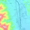 Ukiah地形图、海拔、地势