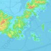 玉野市地形图、海拔、地势
