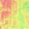 Oak Creek地形图、海拔、地势