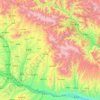 互助土族自治县地形图、海拔、地势