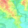 Seagoville地形图、海拔、地势