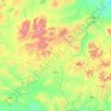 岗尼乡地形图、海拔、地势