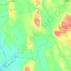 Osborn地形图、海拔、地势