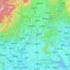 鬼怒川地形图、海拔、地势