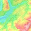 卡马河畔切尔尼地形图、海拔、地势
