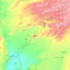 法拉省地形图、海拔、地势