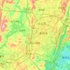 观山湖区地形图、海拔、地势