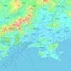 海丰县地形图、海拔、地势