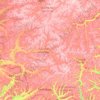 库尔斯克州地形图、海拔、地势
