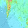 玻璃市州地形图、海拔、地势