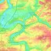Marbach am Neckar地形图、海拔、地势