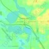 Elbow Lake地形图、海拔、地势
