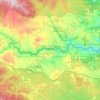 Clear Creek Canyon Park地形图、海拔、地势