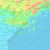 广宁省地形图、海拔、地势
