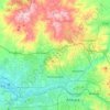 耶尼瑪哈勒地形图、海拔、地势