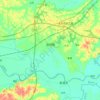 昌傅镇地形图、海拔、地势