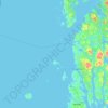Haugesund地形图、海拔、地势