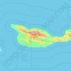 Santa Cruz Island地形图、海拔、地势