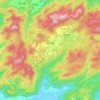 南岭镇地形图、海拔、地势