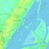Redfish Bay地形图、海拔、地势