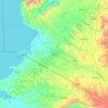 米戈利郡地形图、海拔、地势