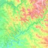 瓜拉尼人聚居地的耶稣会传教区：阿根廷的圣伊格纳西奥米尼、圣安娜、罗雷托圣母村和圣母玛利亚艾尔马约尔村遗迹以及巴西的圣米格尔杜斯米索纳斯遗迹地形图、海拔、地势