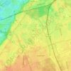 Obergiesing地形图、海拔、地势