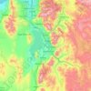 Utah County地形图、海拔、地势