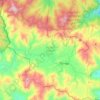 慶山縣地形图、海拔、地势