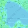 金鸡湖地形图、海拔、地势