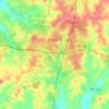Oxford地形图、海拔、地势