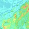 彭泽县地形图、海拔、地势