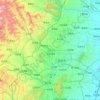 武安市地形图、海拔、地势