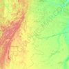 车里雅宾斯克州地形图、海拔、地势