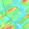 Highland Park地形图、海拔、地势