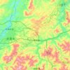 三棵树镇地形图、海拔、地势