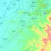 千山区地形图、海拔、地势