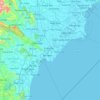 宁平省地形图、海拔、地势