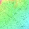 柏条河地形图、海拔、地势