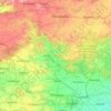 Kanhan River地形图、海拔、地势