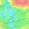 Guingamp地形图、海拔、地势