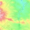 溫泉縣地形图、海拔、地势