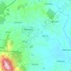 Newent地形图、海拔、地势