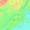 Habersham County地形图、海拔、地势