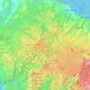 Waratah-Wynyard地形图、海拔、地势
