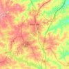 Reidsville地形图、海拔、地势