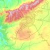 提亚雷特-地形图、海拔、地势