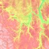 梁贊州地形图、海拔、地势