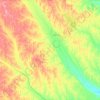 Sherman County地形图、海拔、地势