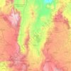 巴林戈郡地形图、海拔、地势